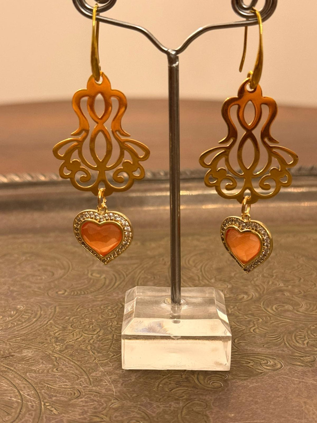 Orecchini Cuore Barocco