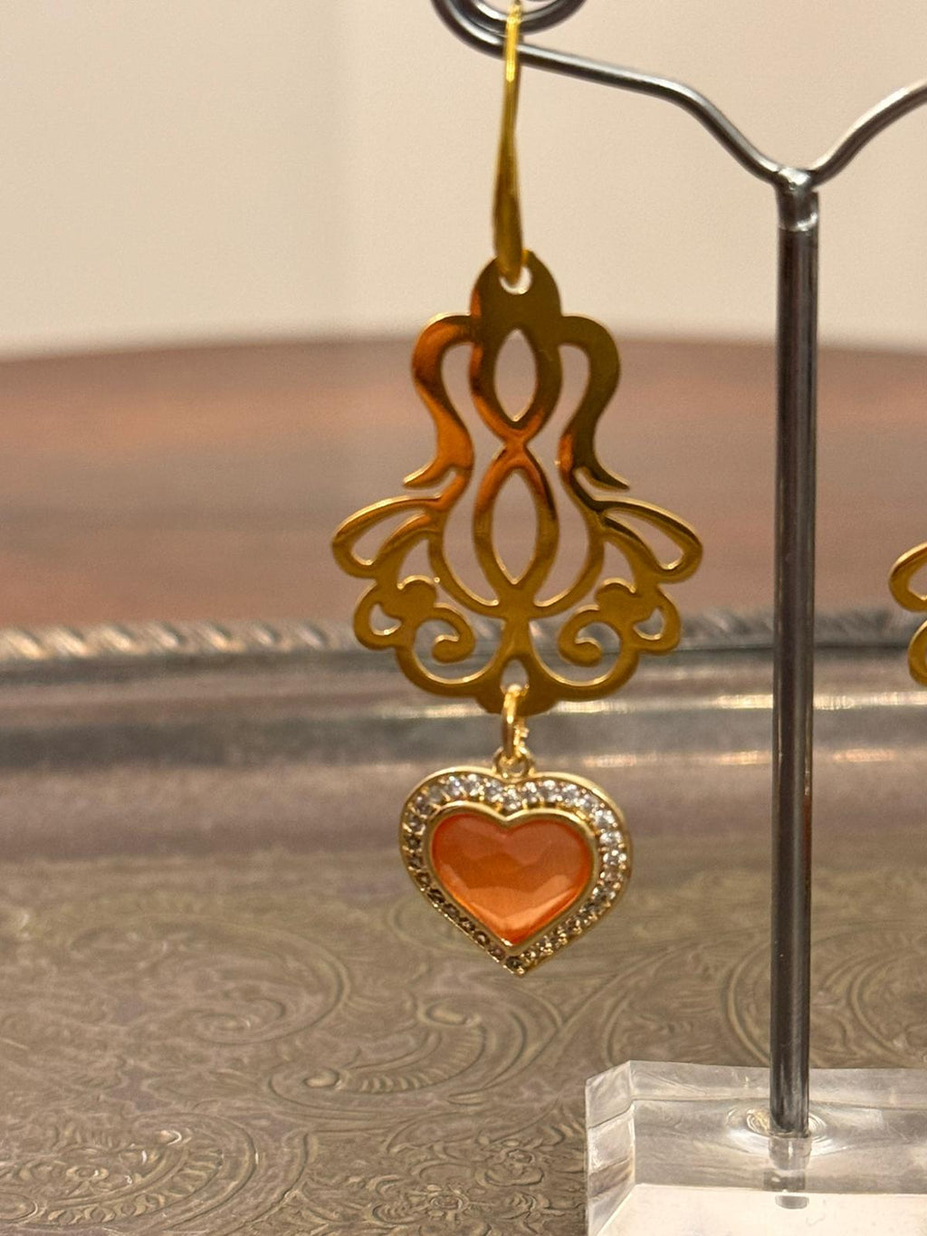 Orecchini Cuore Barocco